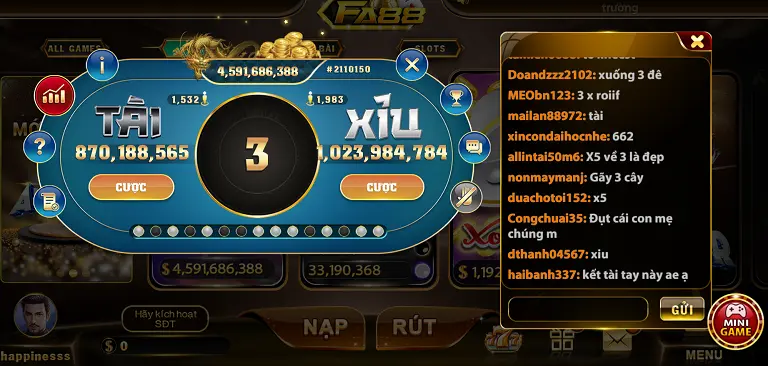 Hướng dẫn chơi game tài xỉu live Fa88